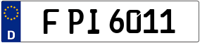 Truck License Plate